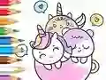 Hra Coloring Book: A Cup Of Unicorn online