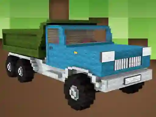 Hra Blockcraft Truck Jigsaw online