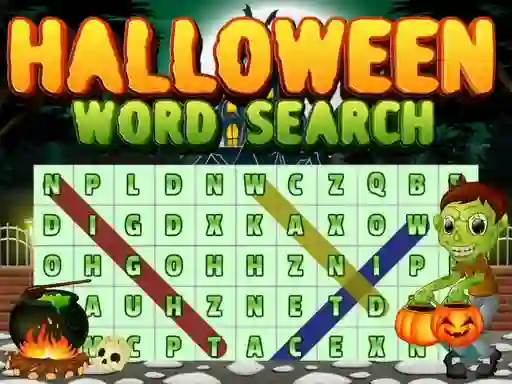 Hra Halloween Words Search online