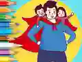 Hra Coloring Book: Father's Day online