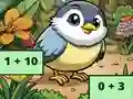 Hra Addition Bird Image Uncover online