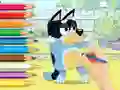 Hra Coloring Book: Bluey And Bingo online