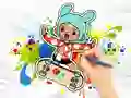 Hra Coloring Book: Toca Boca Skateboard online