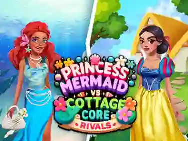 Hra Princess Cottage Core vs Mermaid Core Rivals online
