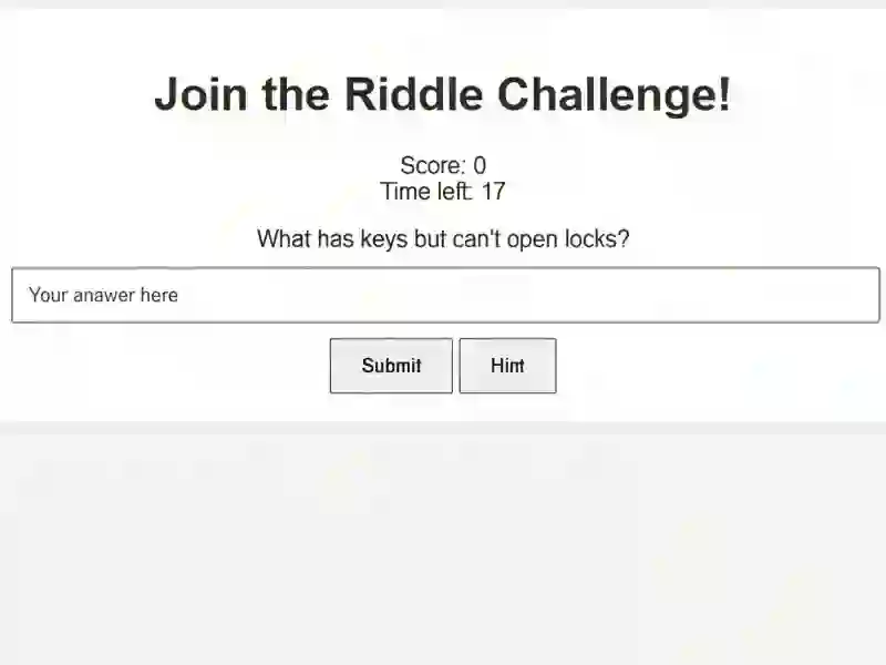 Hra Riddle Challenge online