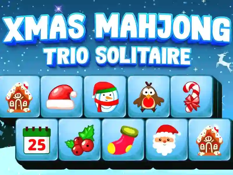 Hra Xmas Mahjong Trio Solitaire online