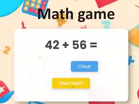 Hra Math game online