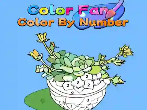 Hra Color Fan: Color By Number online