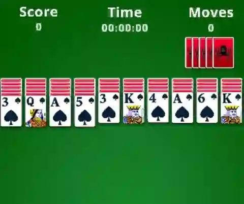 Hra Spider Solitaire online
