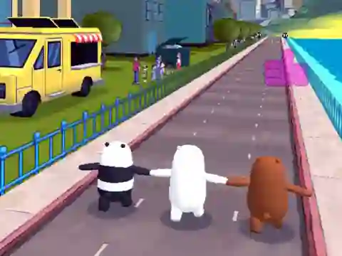 Hra We Bare Bears Bear Parkour online