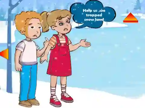 Hra Siblings Escaped Snow Land online