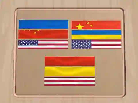 Hra Flag Puzzle Jam: Collect Flags online