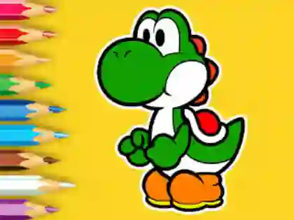 Hra Coloring Book: Yoshi Fishing Day online