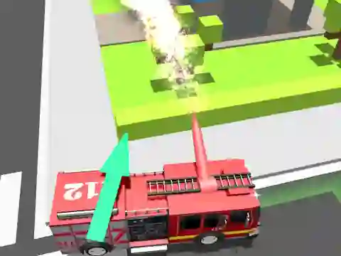 Hra Fire Truck Rescue Driving online