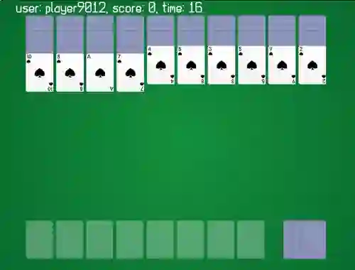 Hra Spider Solitaire Classic Ver online