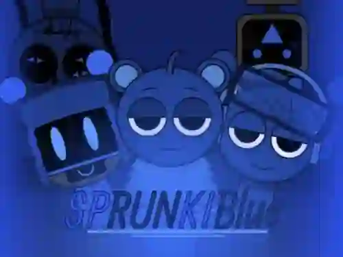 Hra Sprunki Blue Mod online