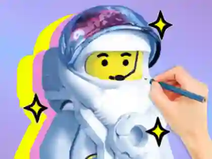 Hra Coloring Book: LEGO Astronaut online