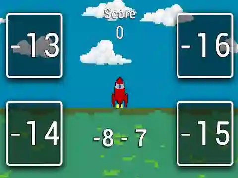 Hra Rocket Math online