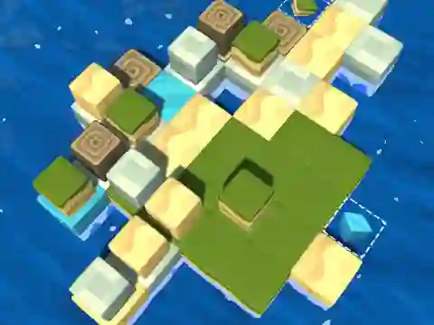 Hra Cube Island: ASMR Relax Puzzle online