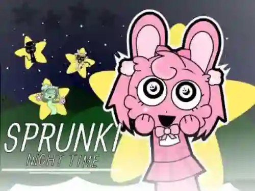 Hra Sprunki Night Time 2 online