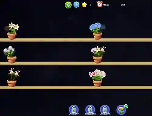 Hra Flower Matching online