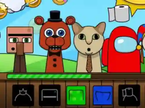 Hra Sprunki: Monsters online