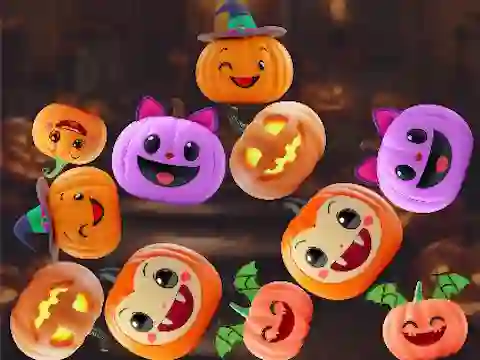 Hra Merge Connect Pumpkins: Halloween! online