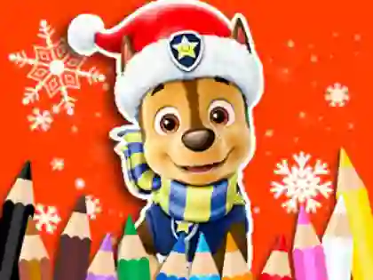 Hra Coloring Book: PAW Patrol Christmas online