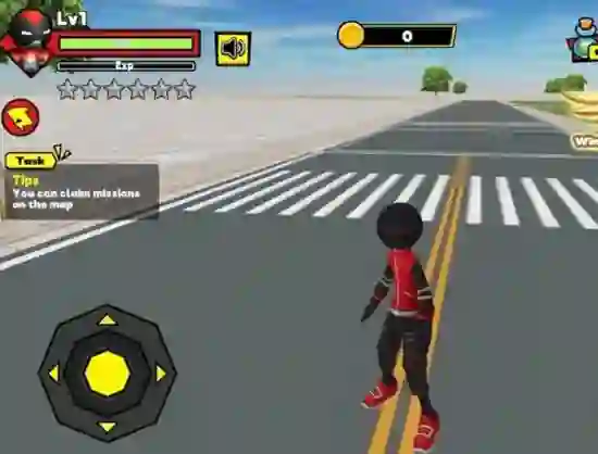 Hra Stick Rope Hero online