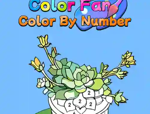 Hra Color Fan Color By Number online