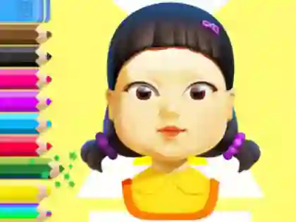 Hra Coloring Book: Squid Game Doll online