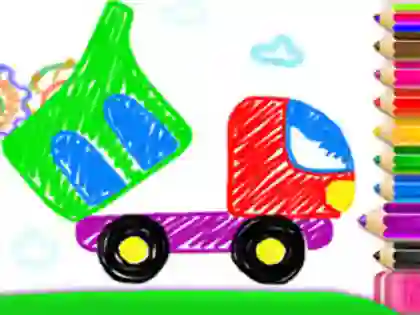 Hra Toddler Drawing: Tanker Truck online