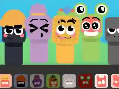 Hra Sprunbox: The Qoobies online