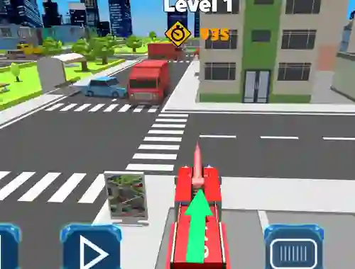 Hra Fire Truck Rescue Driving online