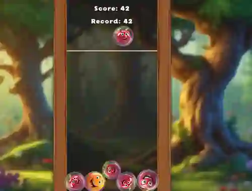 Hra Match Fruits In Bubbles! online
