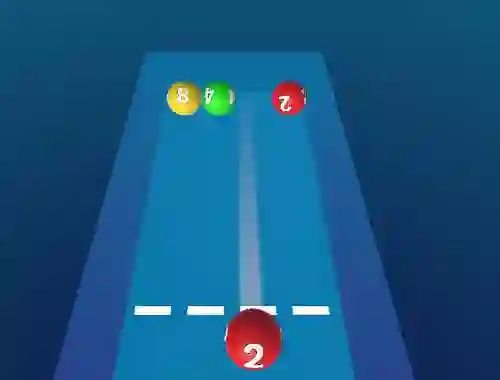 Hra Merge The Balls 2048 Billiards! online