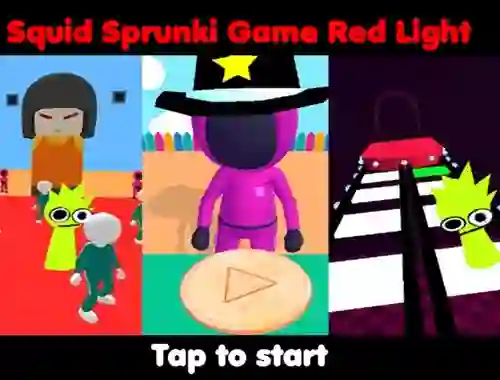 Hra Squid Sprunki Game Red Light online