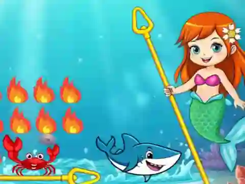 Hra Princess vs Shark online