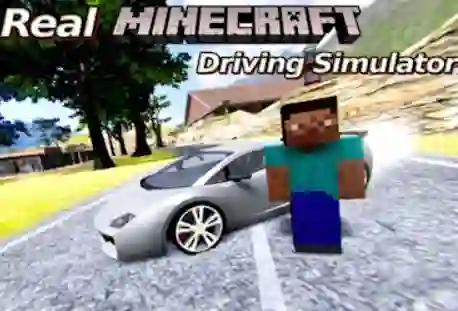 Hra Real Minecraft Driving Simulator online