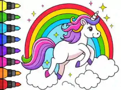 Hra Coloring Book: Magical Unicorn online