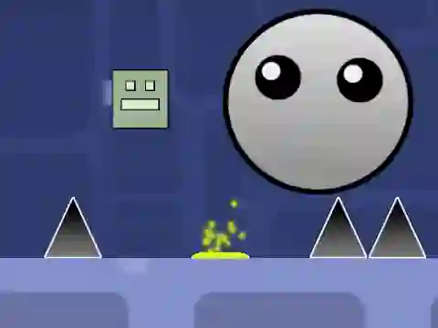 Hra Geometry Dash: clicker and levels online