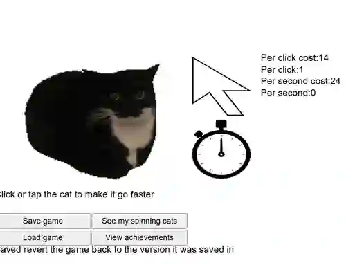 Hra Spinning Cat Clicker online