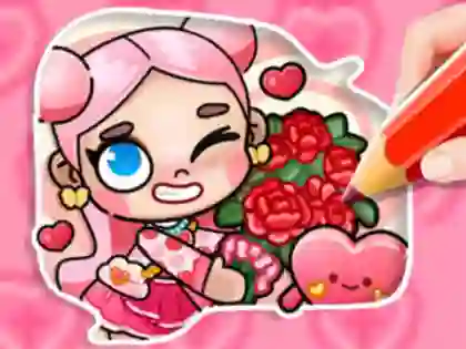 Hra Coloring Book: Avatar Valentine's online