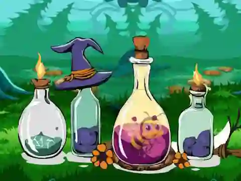 Hra Bottle Stuck Honeybee Escape online