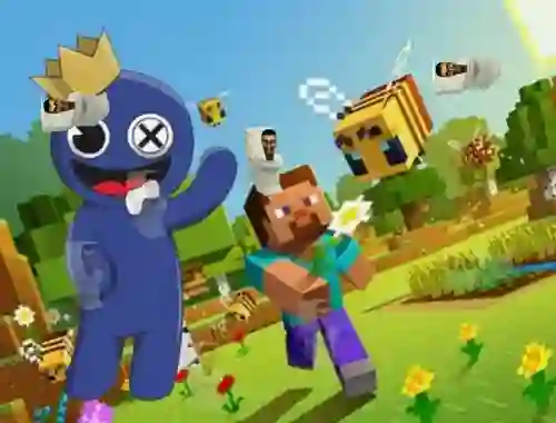 Hra Rainbow Friends Minecraft Hidden Skibidi online
