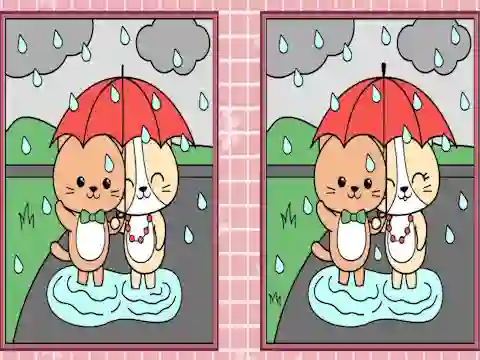 Hra Spot the Differences Cute Kittens online