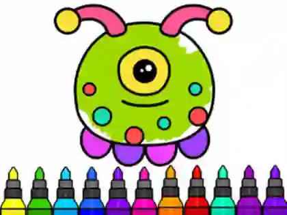 Hra Coloring Book: Alien online