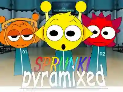 Hra Sprunki Pyramixed: Squid Game online