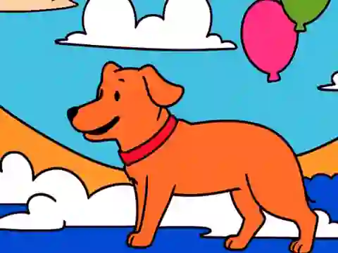 Hra Color By Code: Yellow Dog online