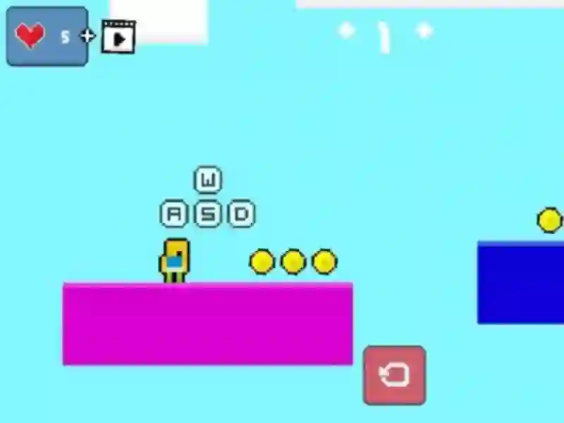 Hra 2d Obby Rainbow Parkour online